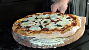 Margarita Pizza off the Scottsdale Santa Maria Style Wood Fired Grill.
