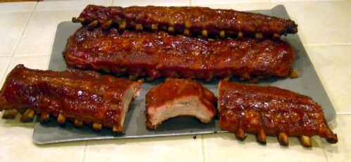 http://www.SmokingPit.com - Yoder YS640 Pecan & Cherry Smoked Baby Backs. http://www.atbbq.com