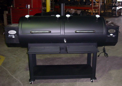 SmokingPit.com - Custom Yoder Pellet Smoker. 1,320 sq. in. of cooking grate! 10 gage metal, built to cook and built to last. 