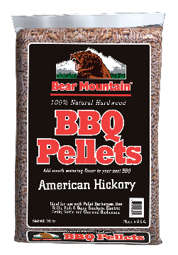 Bear Mountain Smoking and BBQ Pellets - American Hickory 