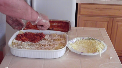 SmokingPit.com BBQ -Hickory & Maple Smoked lasagna -  maple sausage beef poultry lamb fish pork recipes and how to videos on  slow cooking on the Traeger texas smoker grill.  Smoking meats information and Treager Pellets Tacoma WA Washinton SmokingPit.com