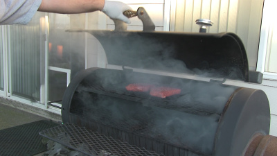 SmokingPit.com - Alder Smoked Sous Vide London Broil - Cold Smoking the Steaks