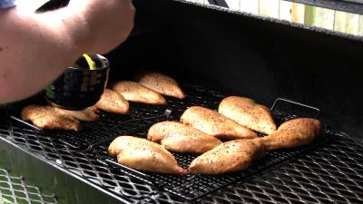 SmokingPit.com - Yoder YS640 - Peach Smoked Low Sodium Southwest Chipotle Chicken