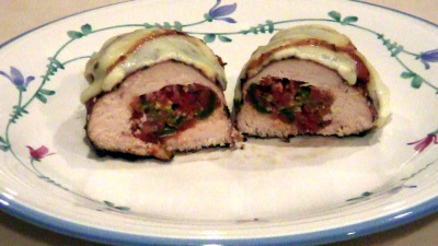 SmokingPit.com - Yoder YS640 - Smoked Ranchero Salsa stuffed chicken breasts slow cooked on a Yoder YS640