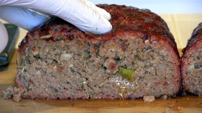 SmokingPit.com - Hickory Smoked Parmesan Meatloaf  -  Smoked low and slow on a Yoder YS640 smoker grill. Mouth watering moist, wood fire cooked! Tacoma WA Washington 