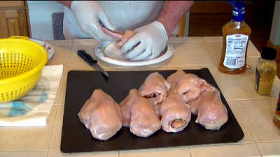 SmokingPit.com - Mesquite Smoked Chicken Cordon Bleu cooked low and slow on a Traeger Texas smoker grill. Pitmaster Tacoma WA Washington.