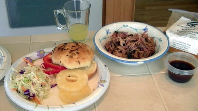 SmokingPit.com - The Ultimate Smoked BBQ Pulled Pork Sandwich ingredients - Smoked on a Yoder YS640 -