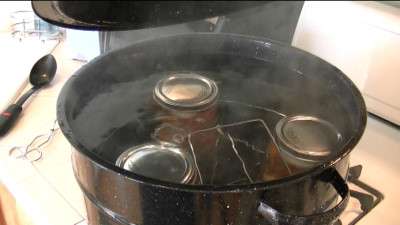 SmokingPit.com - Pickled Evil Eggs with cold smoked peppers, onion and garlc. Wet Bath canning process - Cooked on the Yoder YS640